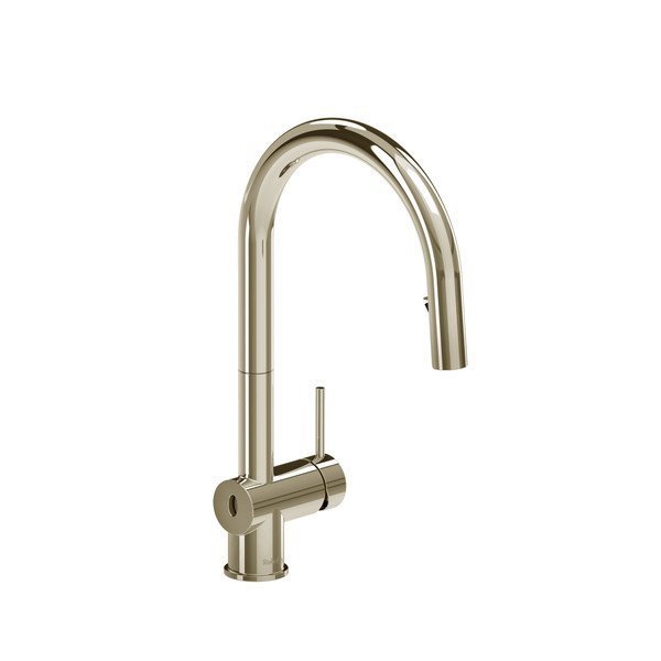 Riobel Azure Pull-Down Touchless Kitchen Faucet With C-Spout AZ211PN